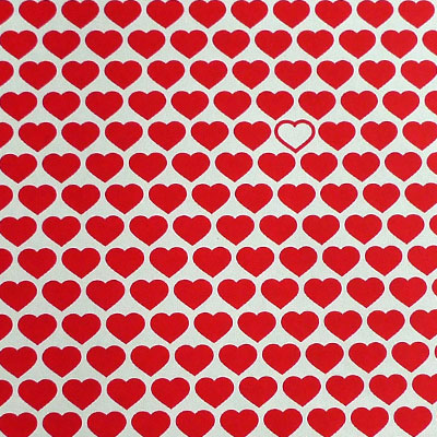 csomagolópapír - with love csomagolópapír - with love